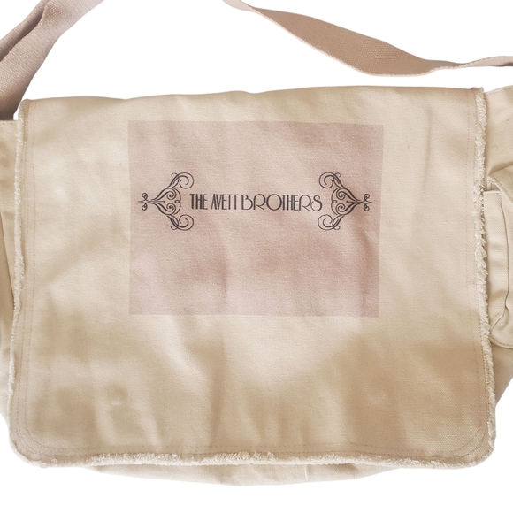 The Avett Brothers Canvas Messenger Bag Adjustable Strap - Picture 3 of 16